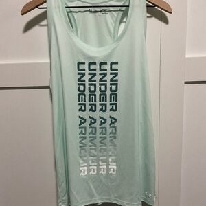 Under Armour Light Green Tank Top